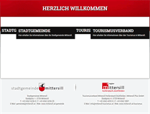 Tablet Screenshot of mittersill.at